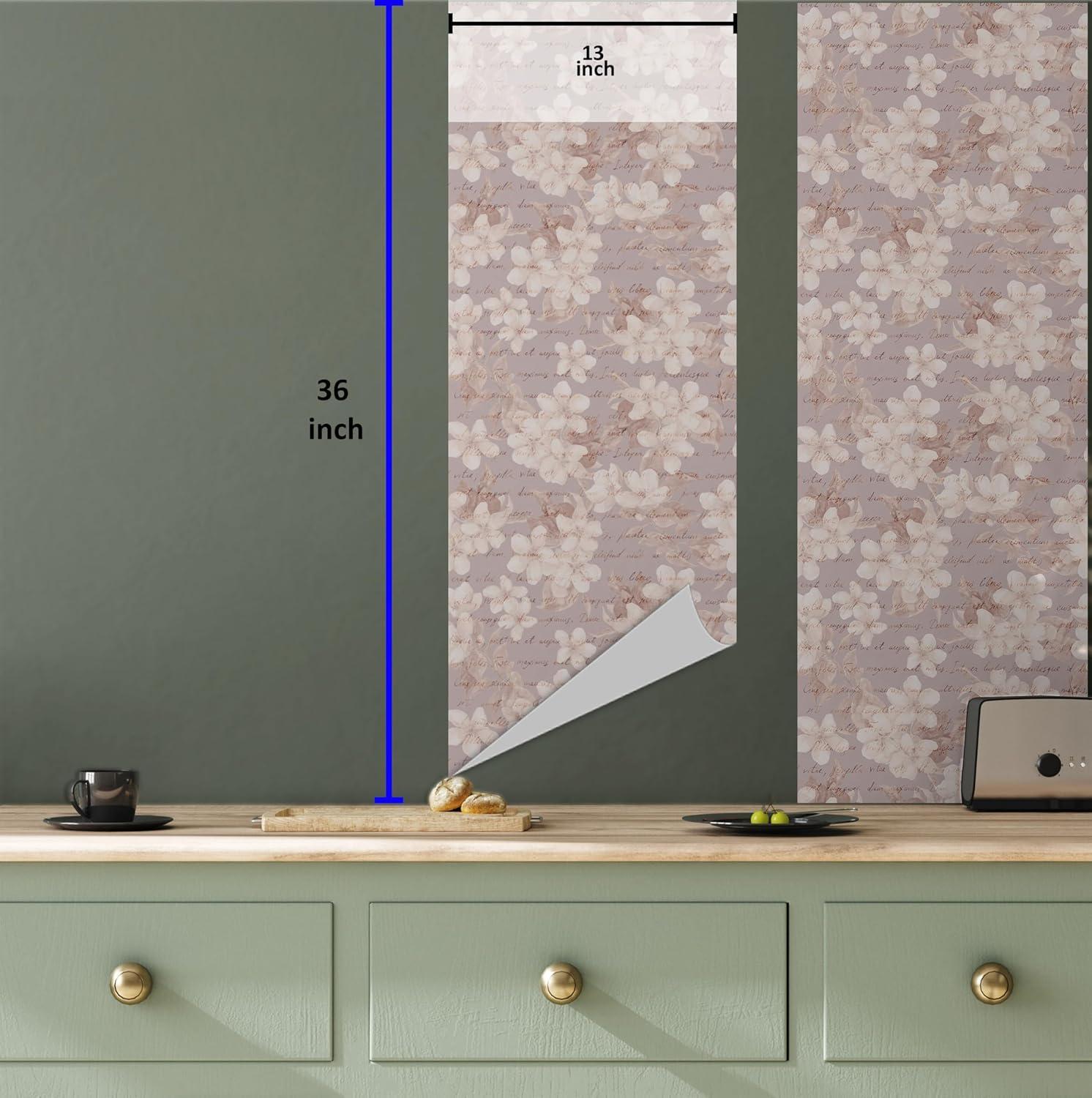 imageAmbesonne Coffee Peel ampamp Stick Wallpaper for Home Sepia Tones Old Newspaper Print with Lettering on it Beverage Love SelfAdhesive Living Room Kitchen Accent 13quot x 36quot Tan Umber and Dark BrownGrey Pink Pale Eggshell