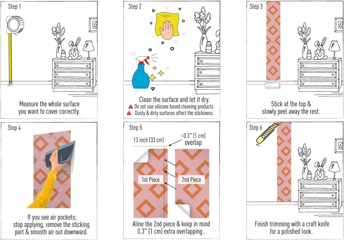imageAmbesonne Floral Peel ampamp Stick Wallpaper for Home Christmas Traditional Flower Poinsettia Arrangement with Pinecones Print SelfAdhesive Living Room Kitchen Accent 13quot x 36quot Dark Coral Green CocoaDark Teal Dimgray and Black