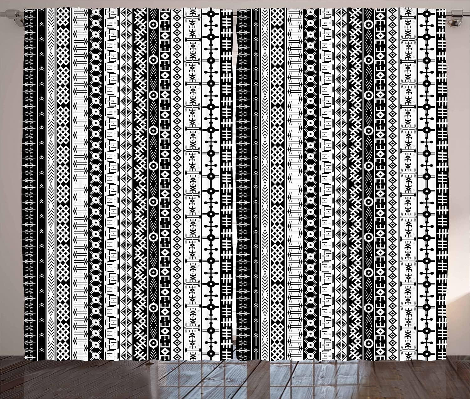 imageAmbesonne Grey and White Curtains Grunge Brick Wall Background Urban Architecture Building Modern City Life Graphic Living Room Bedroom Window Drapes 2 Panel Set 108quot X 108quot Shades of GreyWhite Charcoal