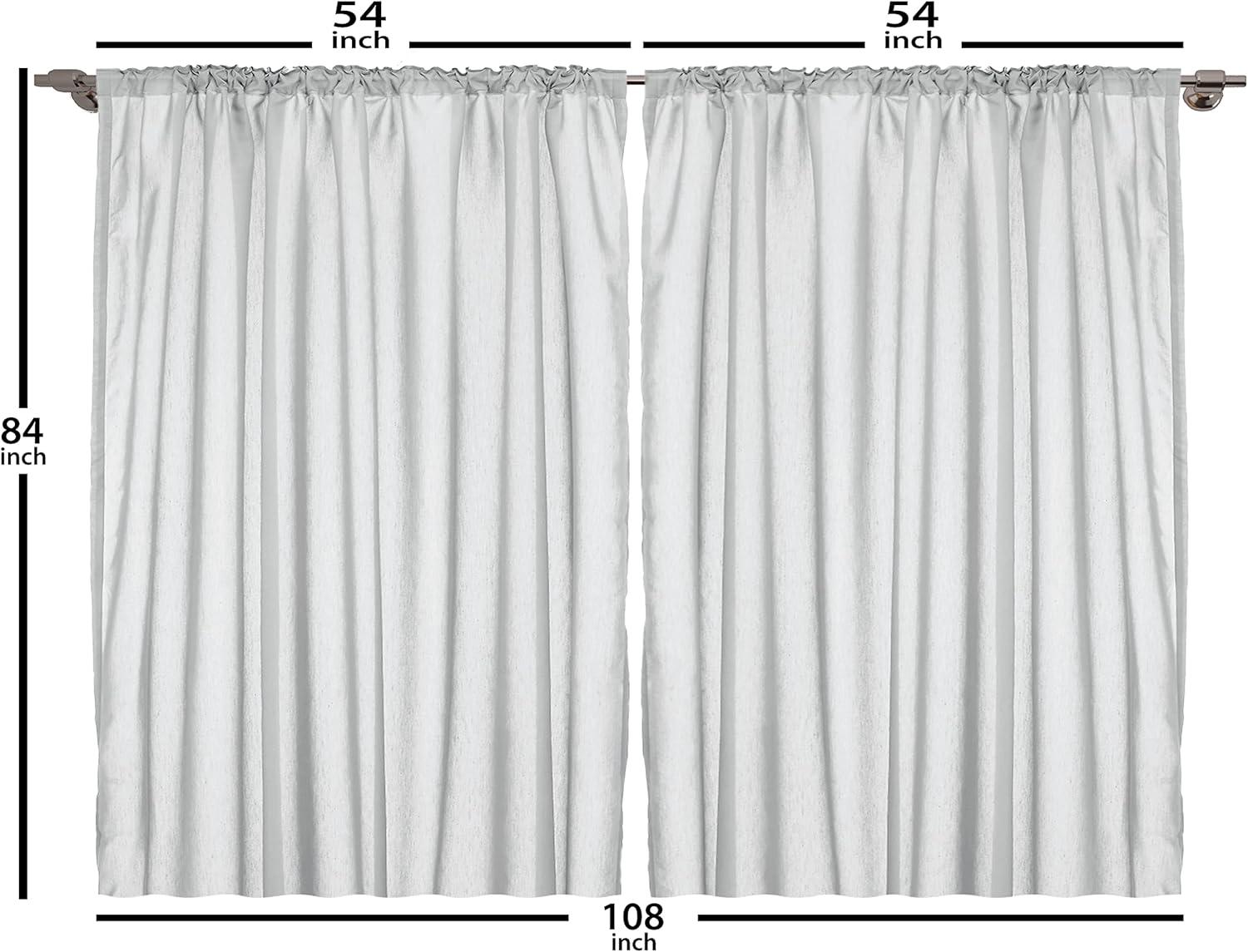 imageAmbesonne Grey and White Curtains Grunge Brick Wall Background Urban Architecture Building Modern City Life Graphic Living Room Bedroom Window Drapes 2 Panel Set 108quot X 108quot Shades of GreyPink Black White