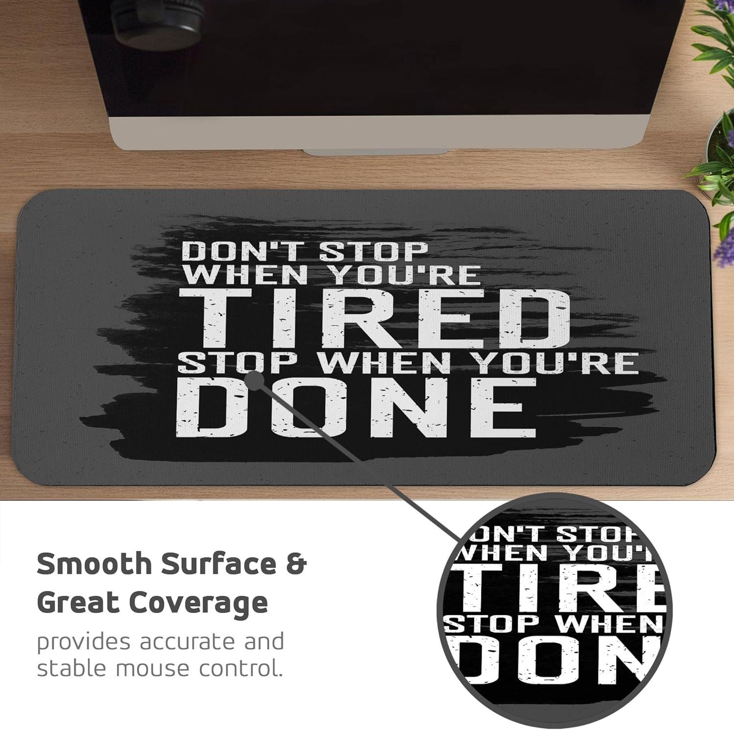 imageAmbesonne Island Computer Mouse Pad White Coral Sand Seven Mile Beach in Grand Cayman Island Art Print Rectangle NonSlip Rubber Mousepad Large 31quot x 12quot Gaming Size Sky Blue and Brown BlackCharcoal Grey White