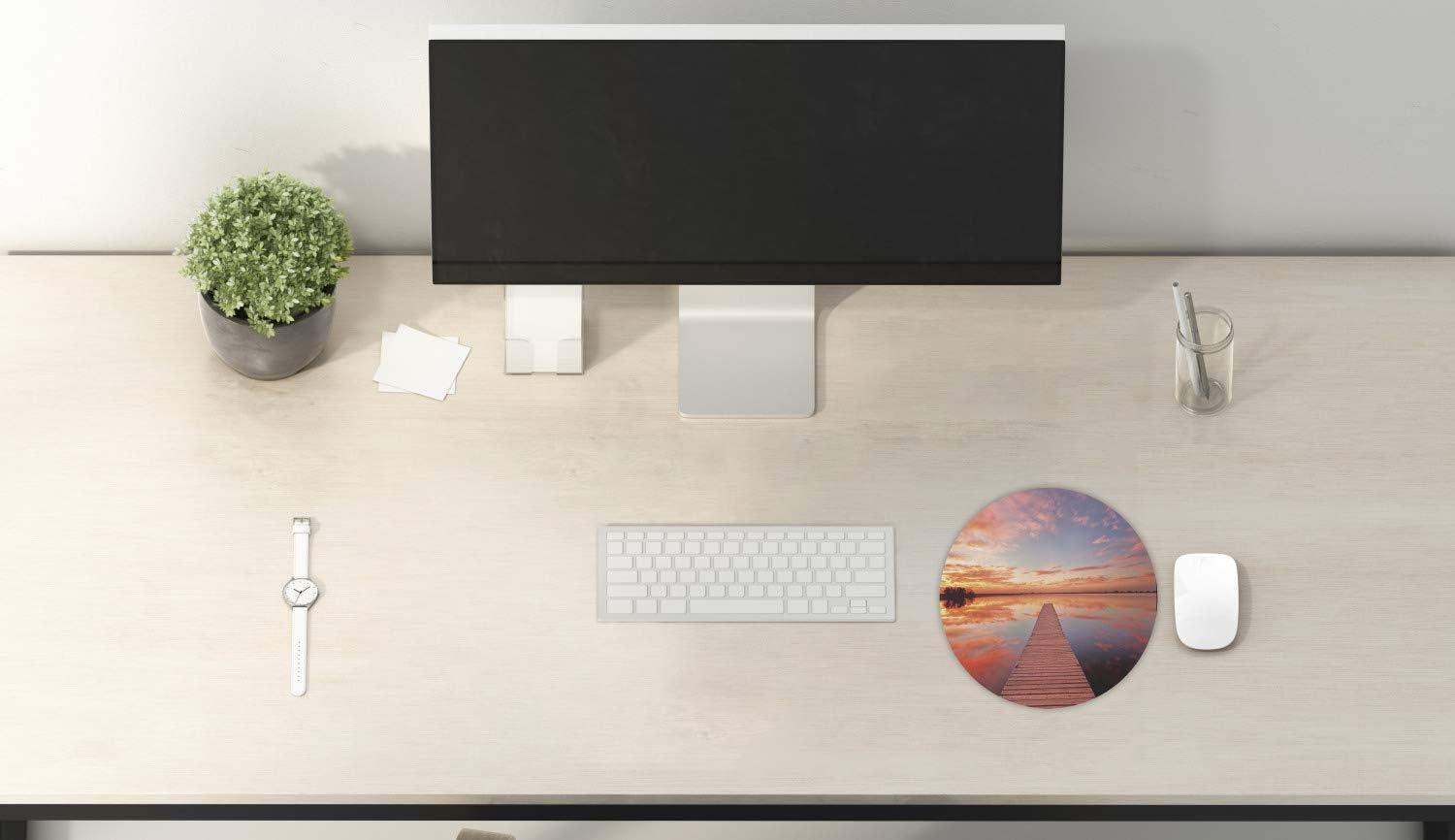 imageAmbesonne Island Computer Mouse Pad White Coral Sand Seven Mile Beach in Grand Cayman Island Art Print Rectangle NonSlip Rubber Mousepad Large 31quot x 12quot Gaming Size Sky Blue and Brown BlackOrange Lavender