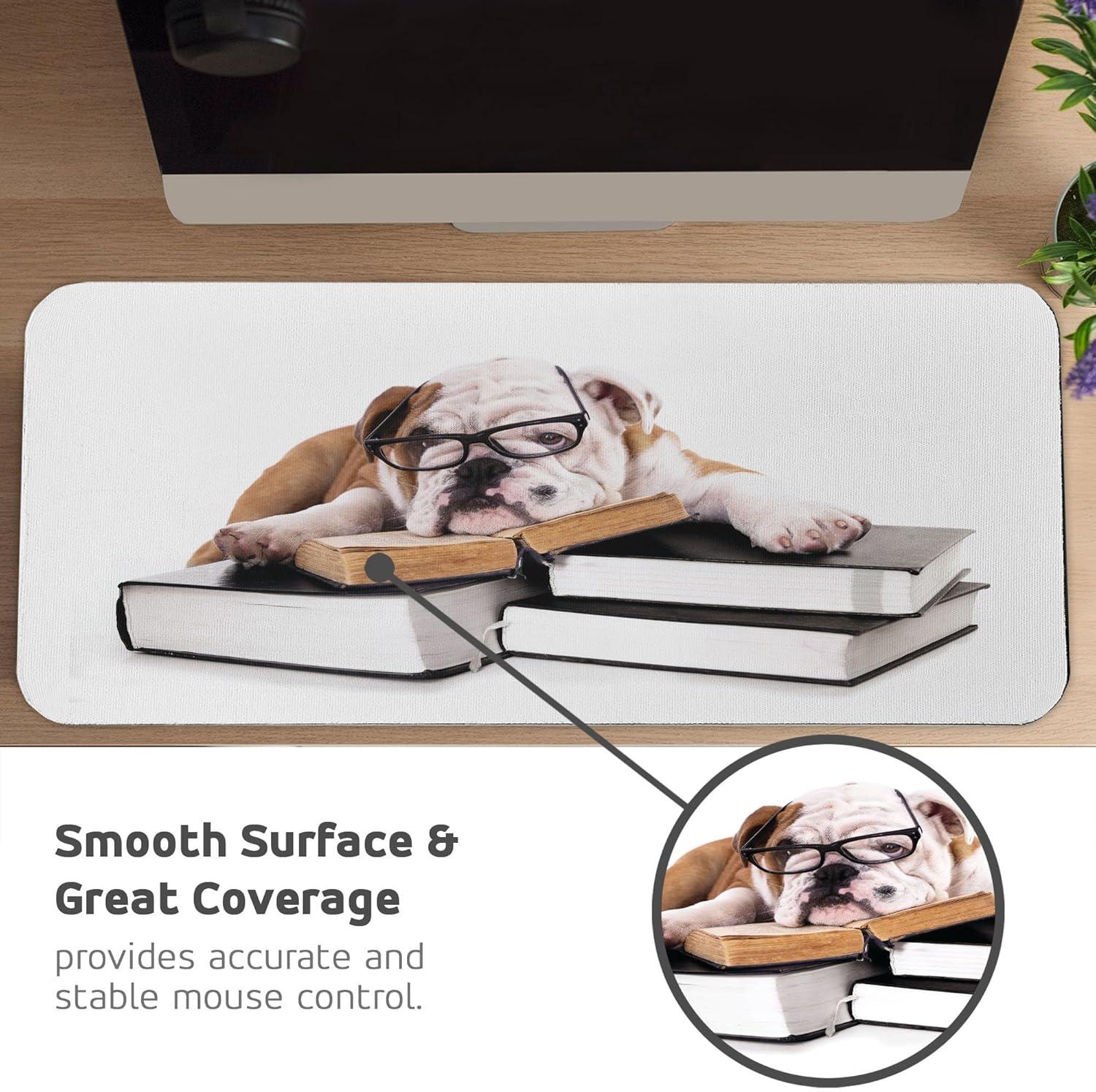 imageAmbesonne Island Computer Mouse Pad White Coral Sand Seven Mile Beach in Grand Cayman Island Art Print Rectangle NonSlip Rubber Mousepad Large 31quot x 12quot Gaming Size Sky Blue and Brown BlackBlack Pale Brown White