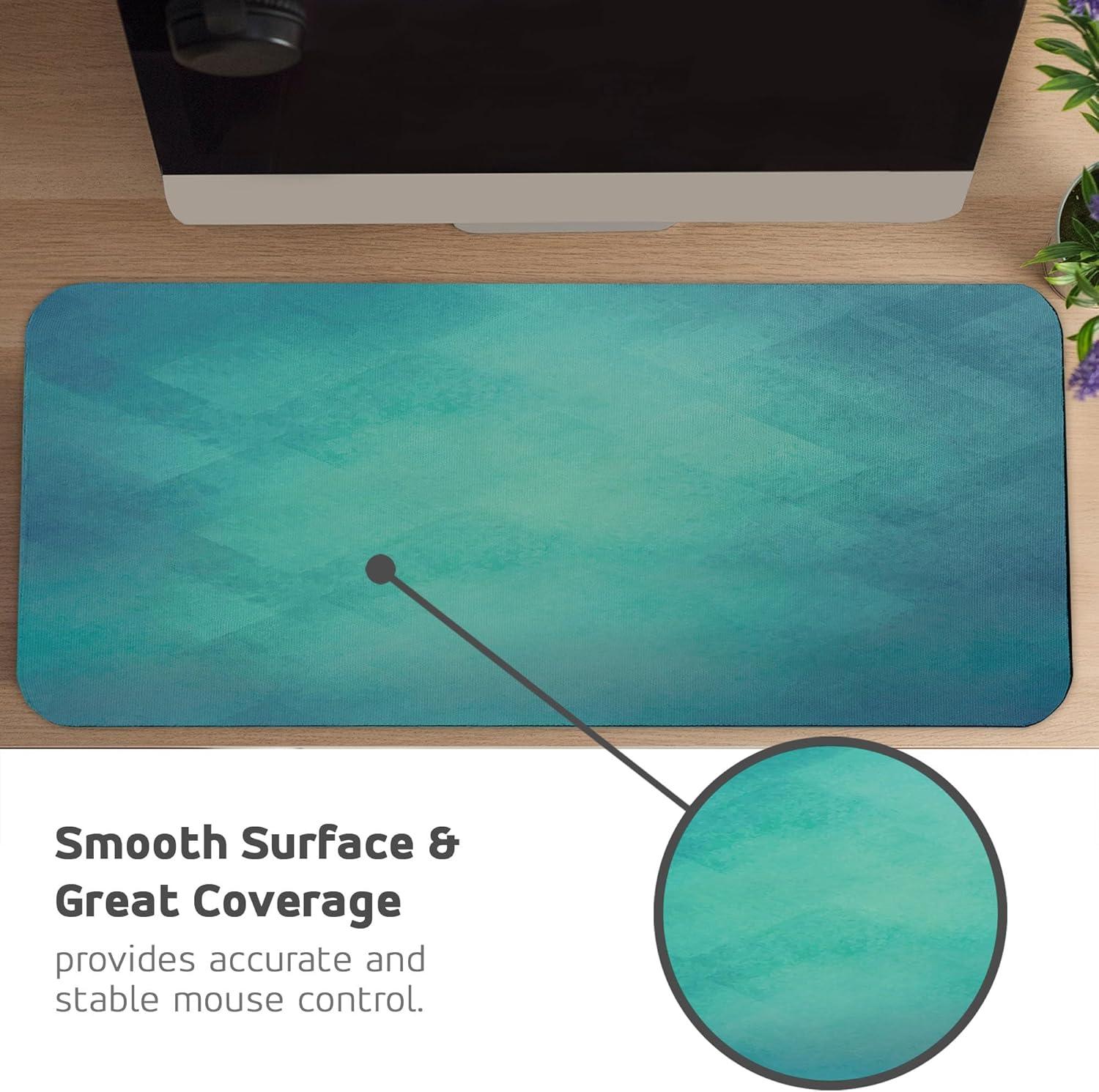 imageAmbesonne Island Computer Mouse Pad White Coral Sand Seven Mile Beach in Grand Cayman Island Art Print Rectangle NonSlip Rubber Mousepad Large 31quot x 12quot Gaming Size Sky Blue and Brown BlackTurquoise Blue