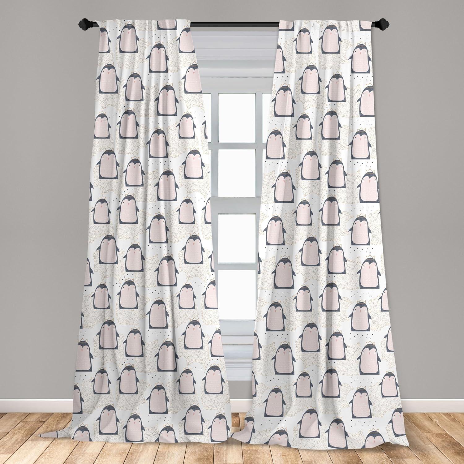 imageAmbesonne Sea Shells Curtains Vintage Inspired Monochrome Seashell Pattern Ocean Elements Wildlife Hand Drawn Window Treatments 2 Panel Set for Living Room Bedroom Pair of 28quot x 95quot Brown TanGrey Blue