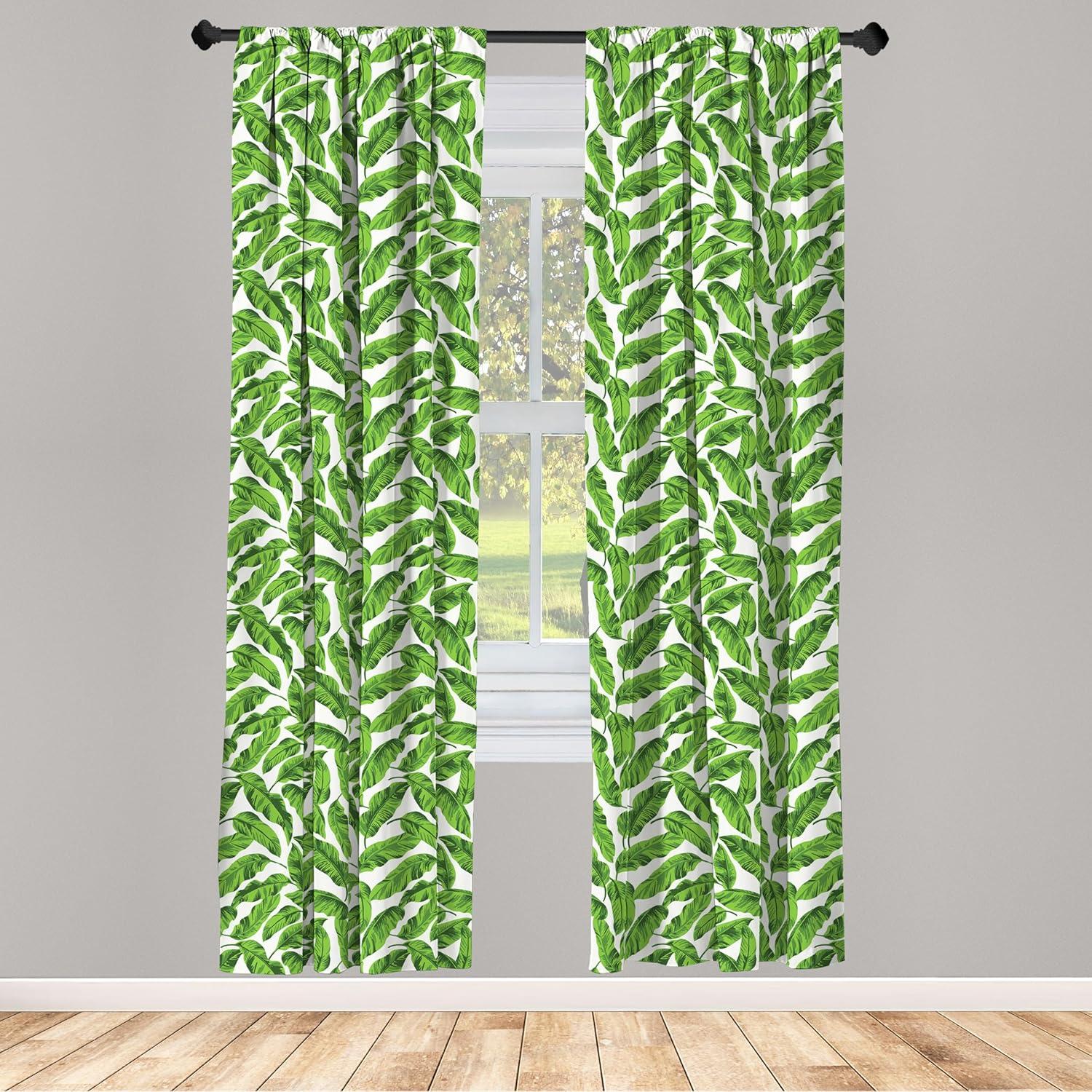 imageAmbesonne Sea Shells Curtains Vintage Inspired Monochrome Seashell Pattern Ocean Elements Wildlife Hand Drawn Window Treatments 2 Panel Set for Living Room Bedroom Pair of 28quot x 95quot Brown TanLime Green