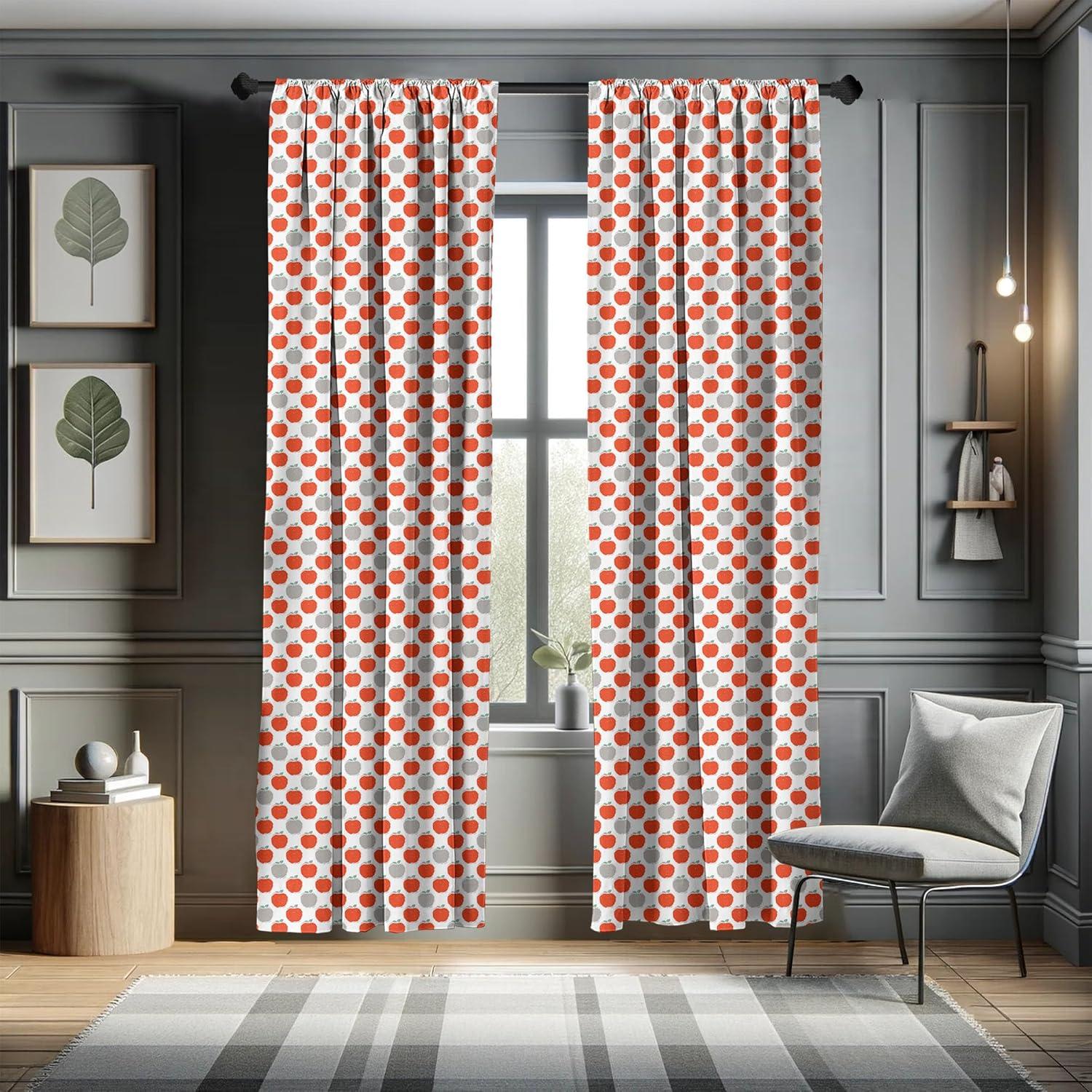 imageAmbesonne Sea Shells Curtains Vintage Inspired Monochrome Seashell Pattern Ocean Elements Wildlife Hand Drawn Window Treatments 2 Panel Set for Living Room Bedroom Pair of 28quot x 95quot Brown TanPale Grey Teal Scarlet