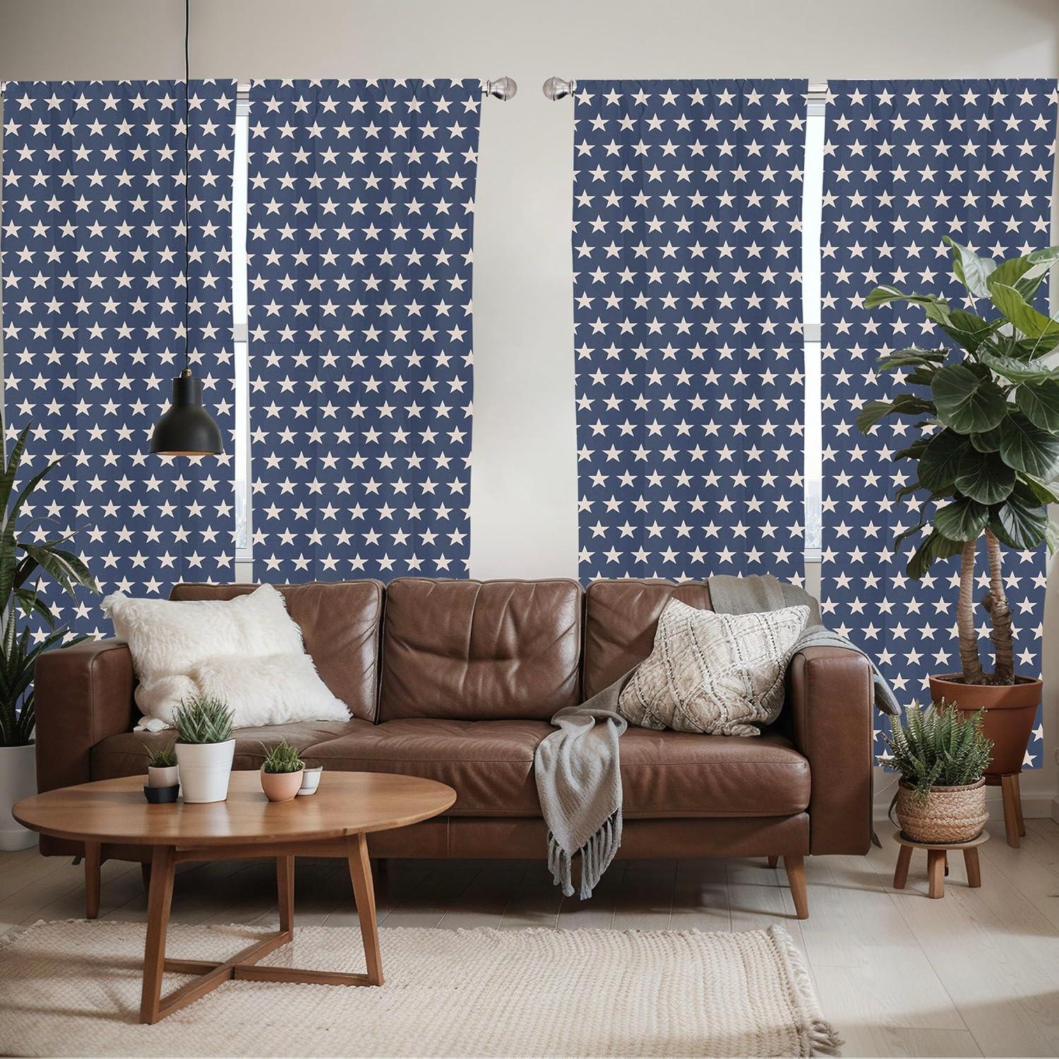 imageAmbesonne Sea Shells Curtains Vintage Inspired Monochrome Seashell Pattern Ocean Elements Wildlife Hand Drawn Window Treatments 2 Panel Set for Living Room Bedroom Pair of 28quot x 95quot Brown TanNight Blue