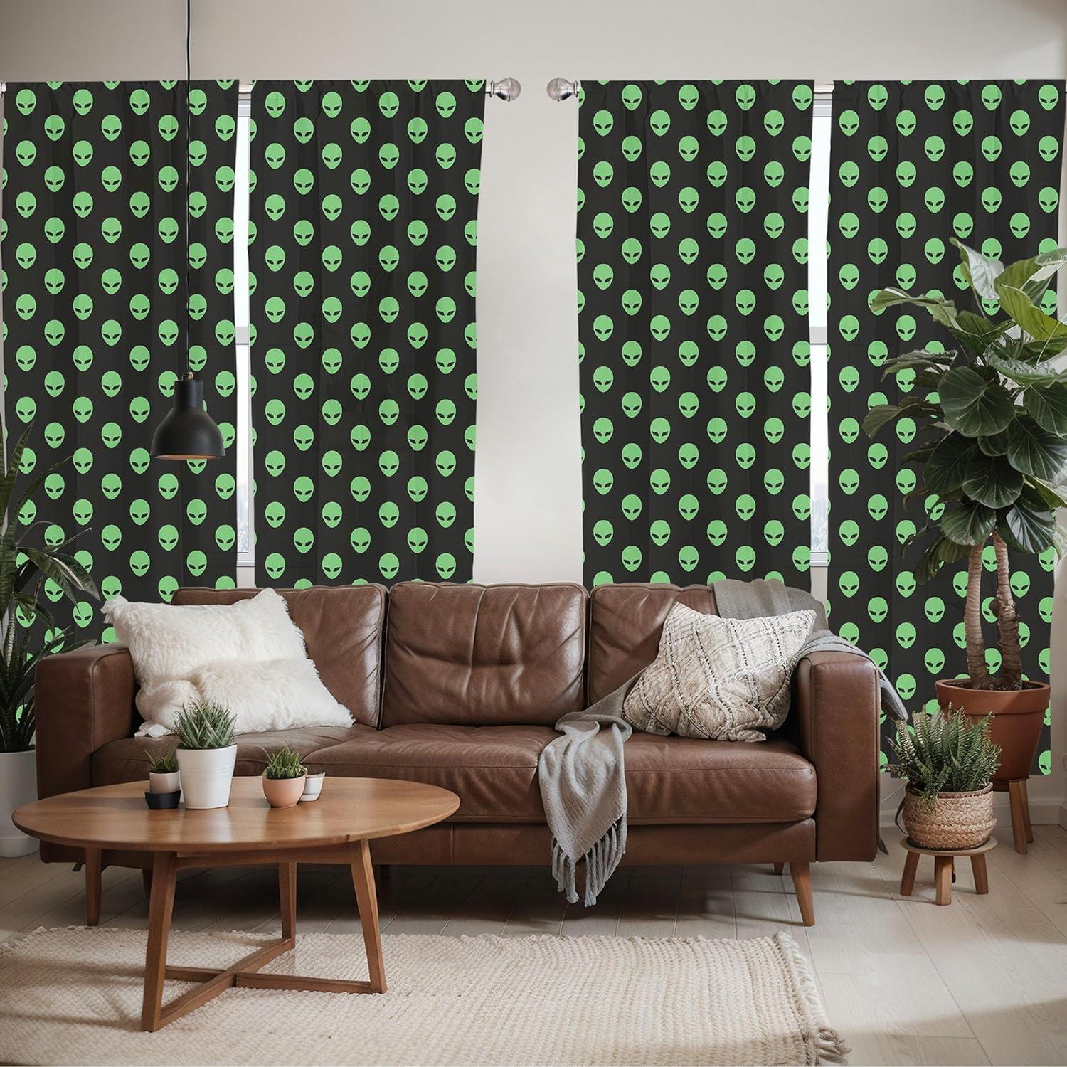 imageAmbesonne Sea Shells Curtains Vintage Inspired Monochrome Seashell Pattern Ocean Elements Wildlife Hand Drawn Window Treatments 2 Panel Set for Living Room Bedroom Pair of 28quot x 95quot Brown TanFern Green