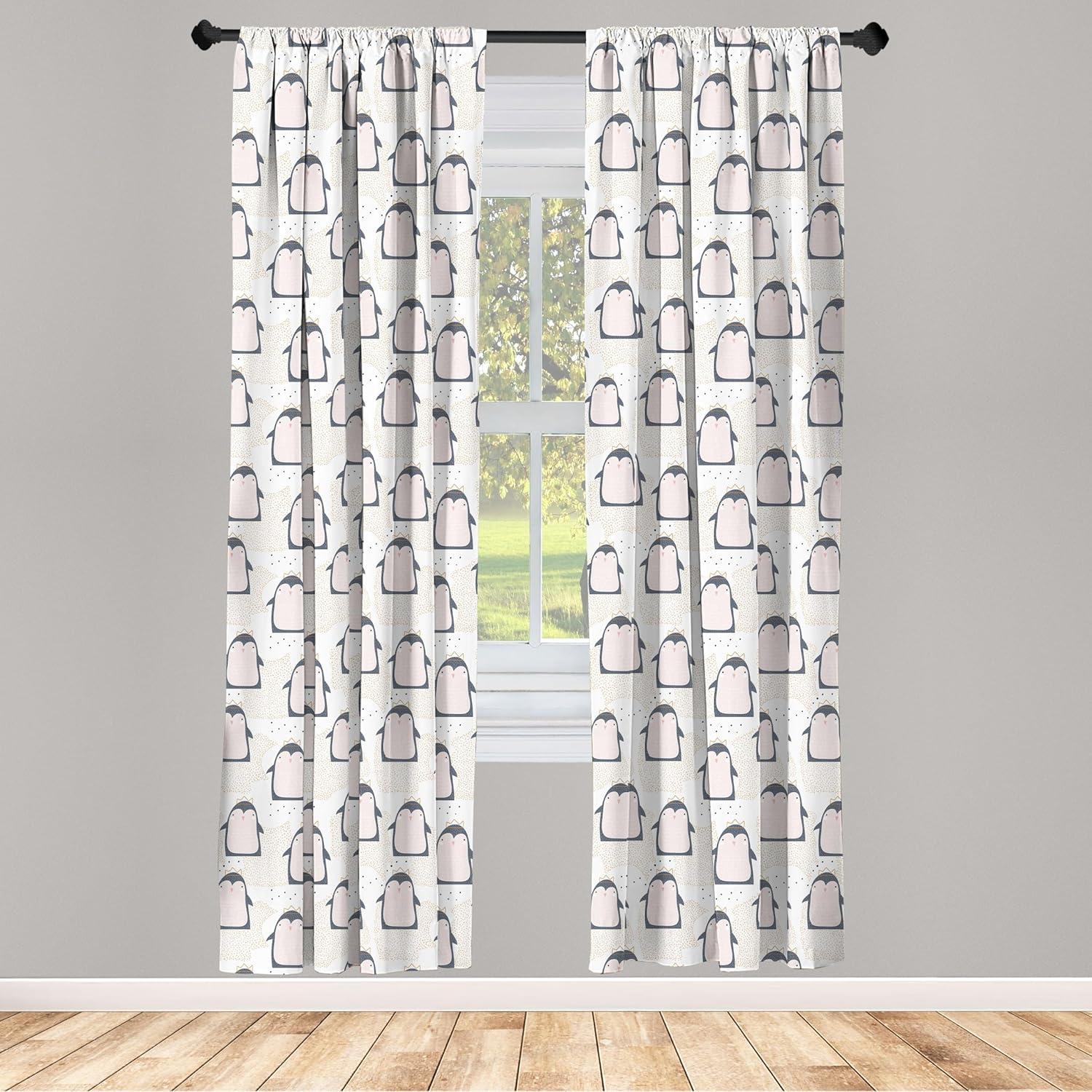 imageAmbesonne Sea Shells Curtains Vintage Inspired Monochrome Seashell Pattern Ocean Elements Wildlife Hand Drawn Window Treatments 2 Panel Set for Living Room Bedroom Pair of 28quot x 95quot Brown TanGrey Blue