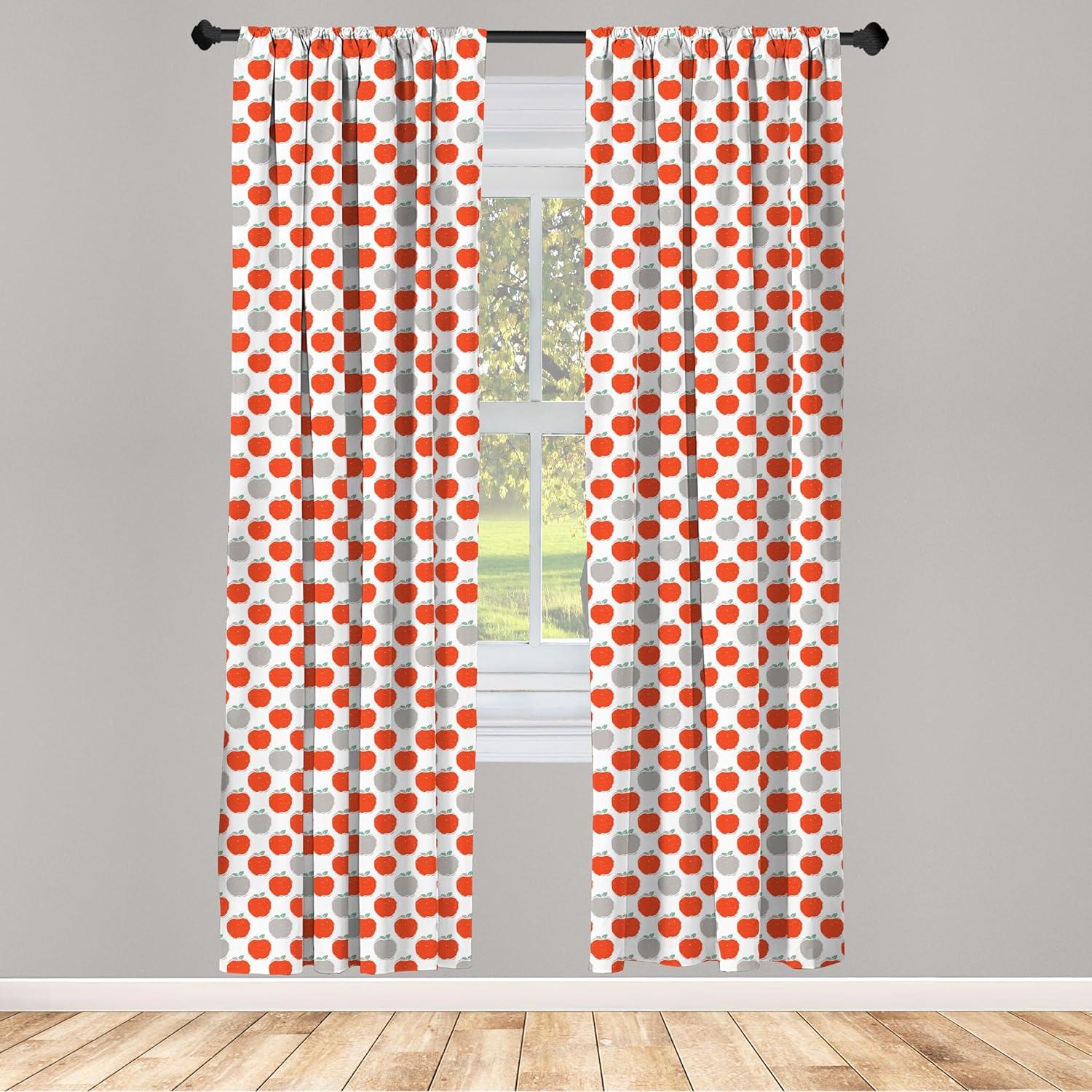 imageAmbesonne Sea Shells Curtains Vintage Inspired Monochrome Seashell Pattern Ocean Elements Wildlife Hand Drawn Window Treatments 2 Panel Set for Living Room Bedroom Pair of 28quot x 95quot Brown TanPale Grey Teal Scarlet