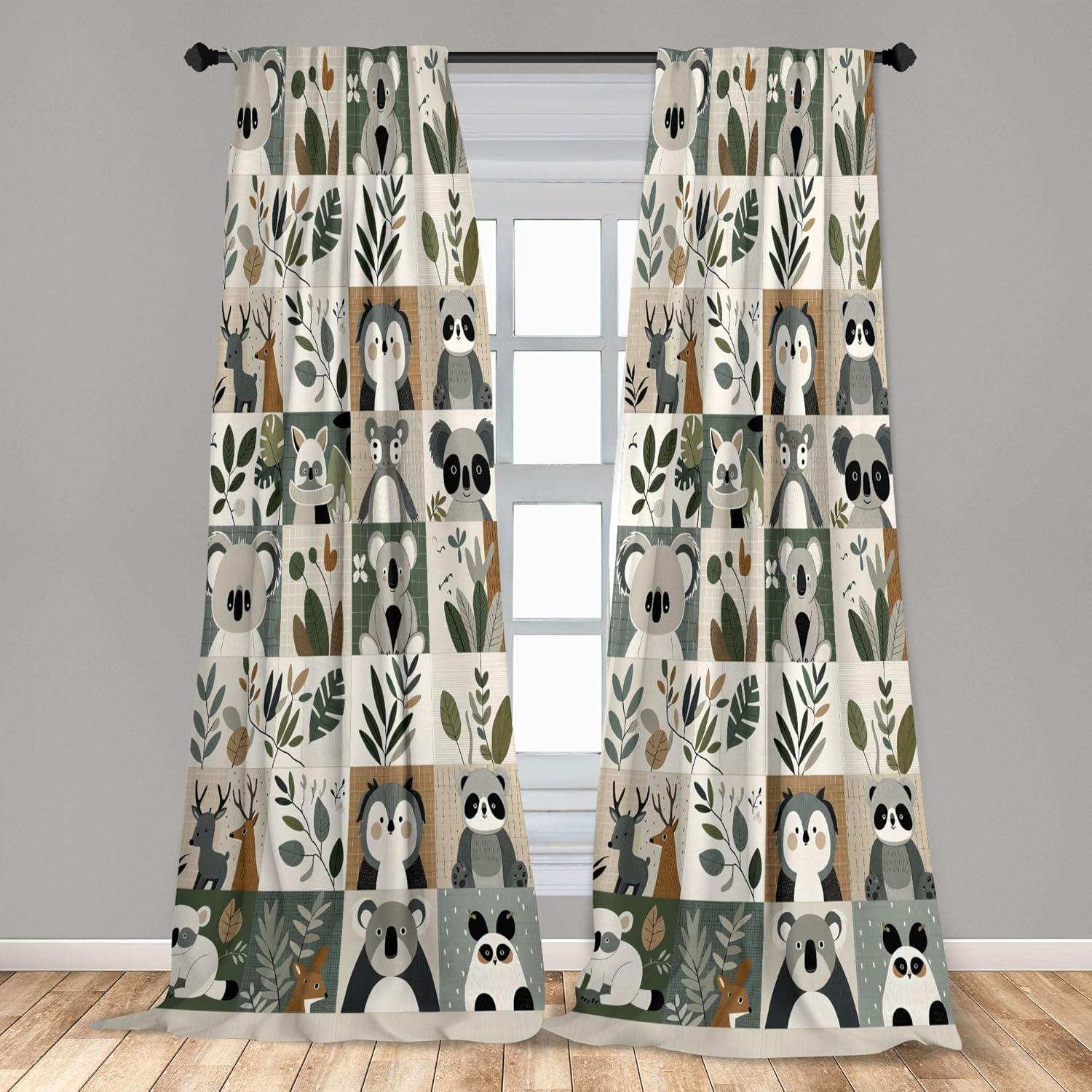 imageAmbesonne Sea Shells Curtains Vintage Inspired Monochrome Seashell Pattern Ocean Elements Wildlife Hand Drawn Window Treatments 2 Panel Set for Living Room Bedroom Pair of 28quot x 95quot Brown TanBlue Grey Pale Taupe
