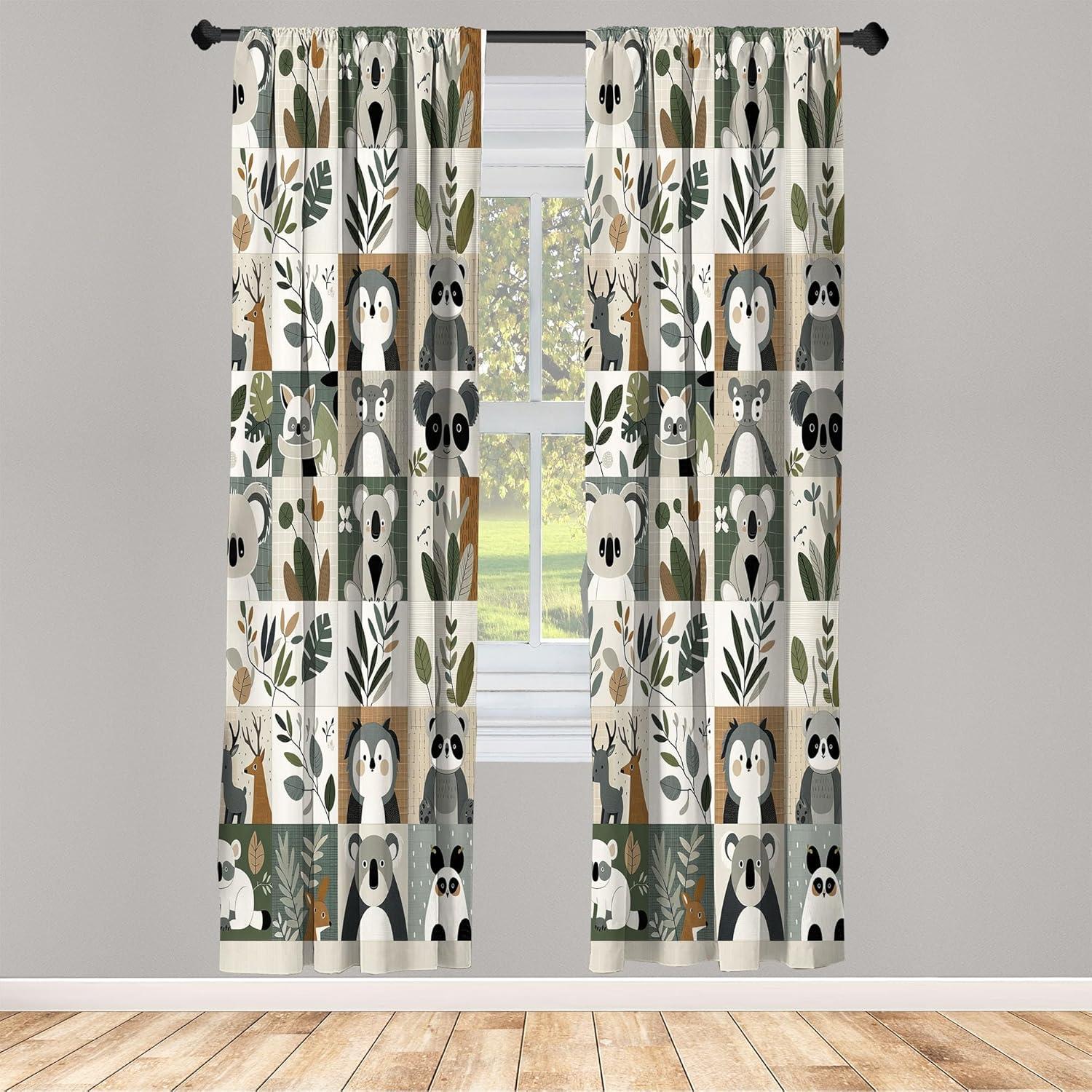 imageAmbesonne Sea Shells Curtains Vintage Inspired Monochrome Seashell Pattern Ocean Elements Wildlife Hand Drawn Window Treatments 2 Panel Set for Living Room Bedroom Pair of 28quot x 95quot Brown TanBlue Grey Pale Taupe