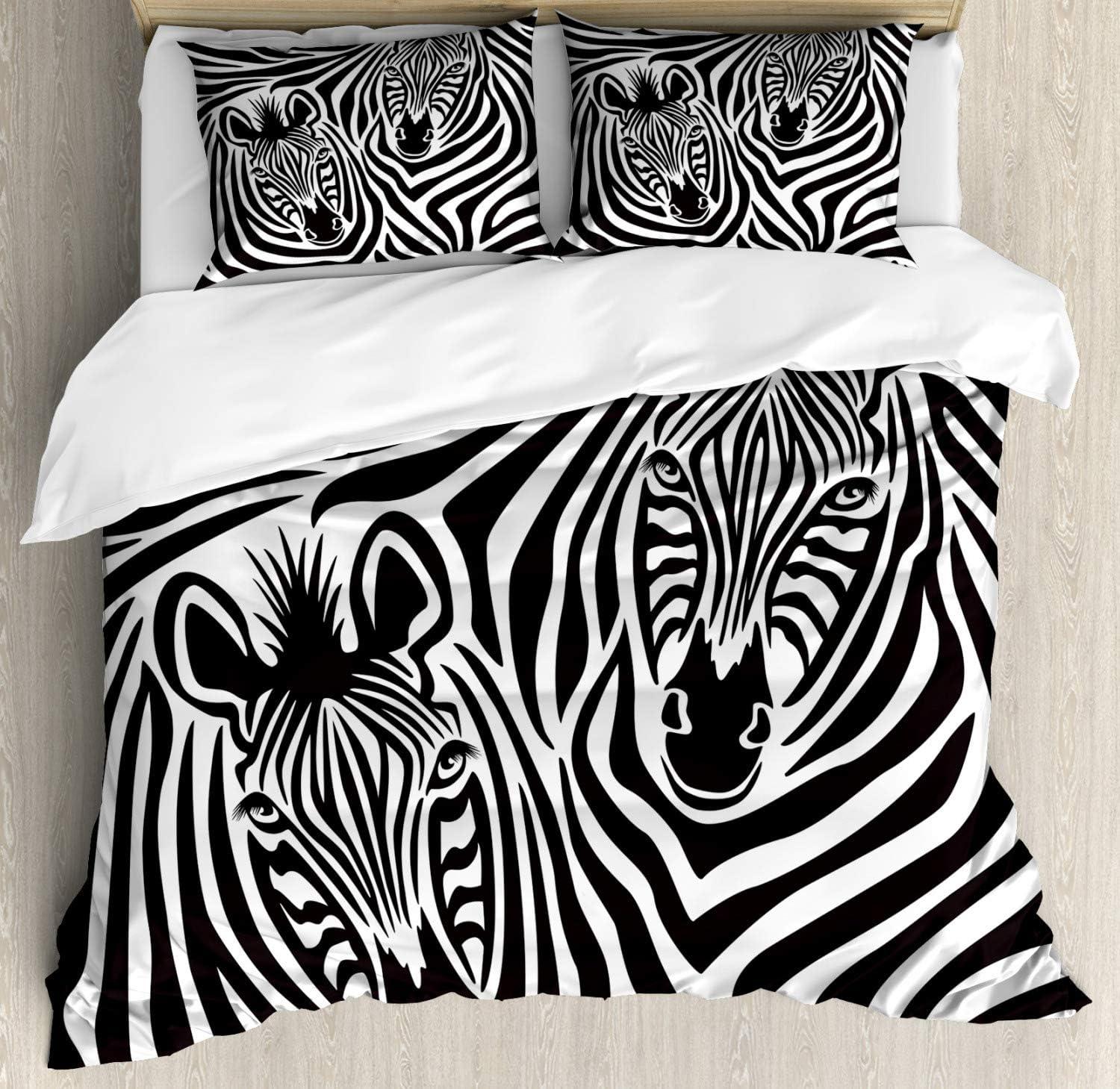 imageAmbesonne Snowflake Duvet Cover Set Lace Style Arrangement of Snowflakes Winter Season Christmas Illustration Decorative 3 Piece Bedding Set with 2 Pillow Shams California King Blue Black WhiteCharcoal Grey