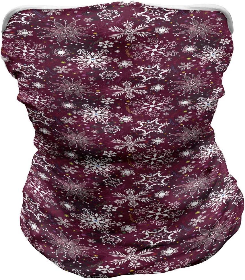 imageAmbesonne Unisex Multicolor Face and Neck WarmersFlakes Colorful