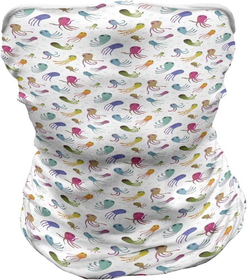 imageAmbesonne Unisex Multicolor Face and Neck WarmersMaritime Cartoon Style