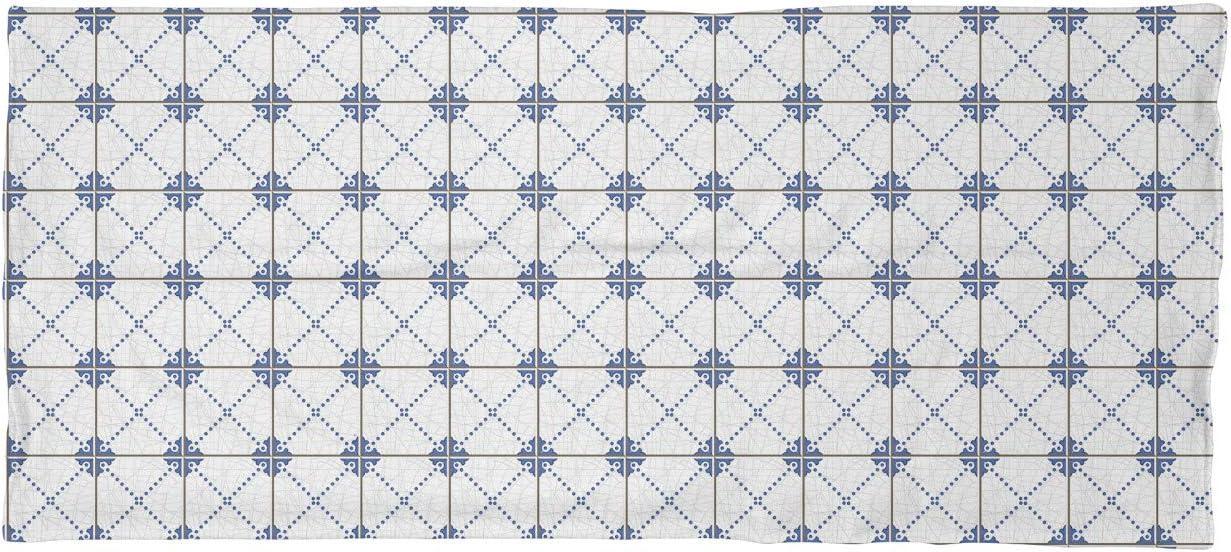 imageAmbesonne Unisex Multicolor Face and Neck WarmersPortuguese Mosaic Tiles