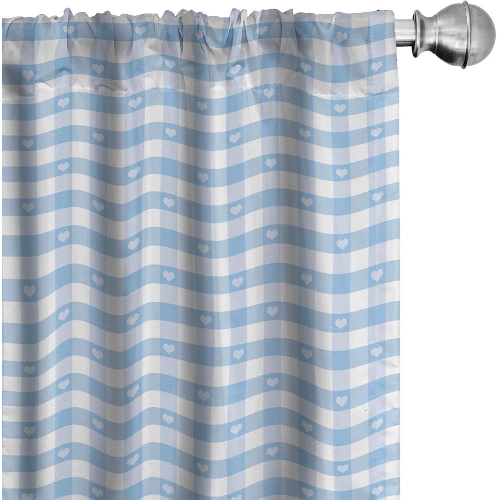 imageAmbesonne Bohemian Curtains Hexagons Floral Botany Art in Cold Colors Ocean and Nature Tones Window Treatments 2 Panel Set for Living Room Bedroom Pair of  28quot x 95quot Teal Green and Sea BlueBlue