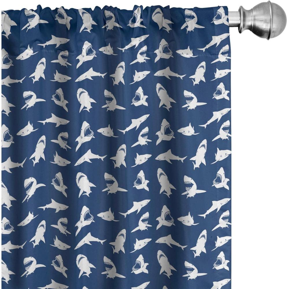 imageAmbesonne Bohemian Curtains Hexagons Floral Botany Art in Cold Colors Ocean and Nature Tones Window Treatments 2 Panel Set for Living Room Bedroom Pair of  28quot x 95quot Teal Green and Sea BlueViolet Blue