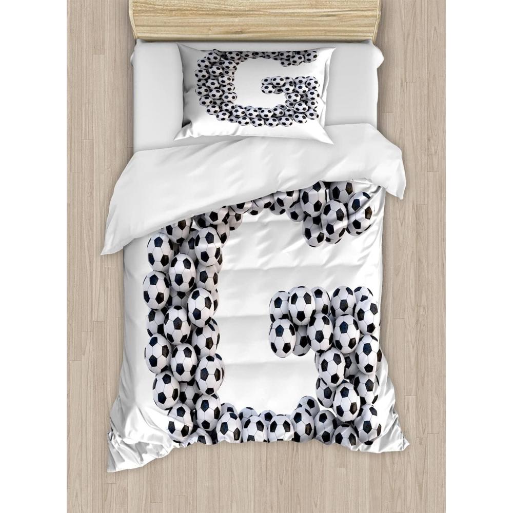 imageAmbesonne Christmas Duvet Cover Set Watercolor Christmas Theme Fir Trees Abstract Silhouettes Illustration Decorative 3 Piece Bedding Set with 2 Pillow Shams Queen Size Green SeafoamBlack Print