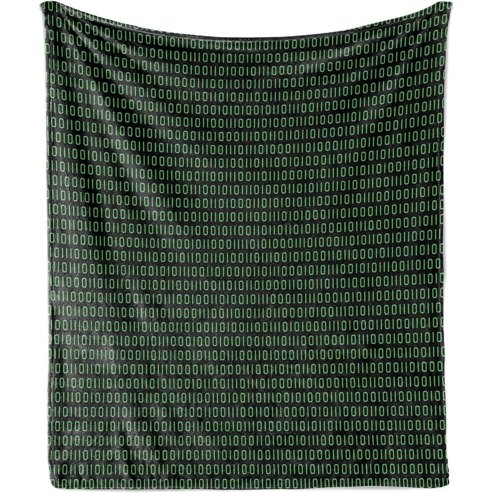 imageAmbesonne Christmas Throw Blanket Xmas Eve Starry Night in Snowy Town with Starry Sky Reindeer and Moon Flannel Fleece Accent Piece Soft Couch Cover for Adults 70quot x 90quot Cocoa Dark Slate BlueGrey Charcoal