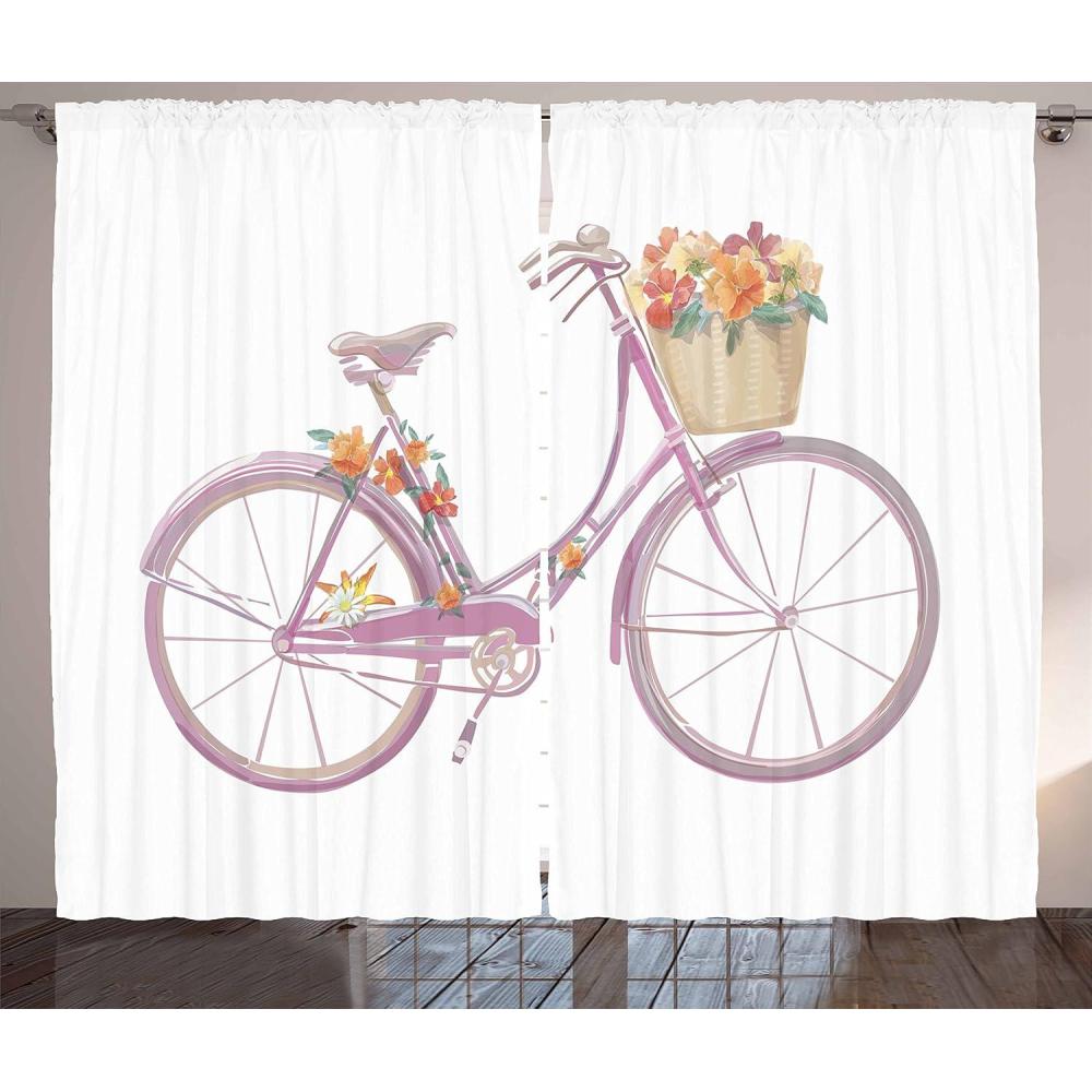 imageAmbesonne Grey and White Curtains Grunge Brick Wall Background Urban Architecture Building Modern City Life Graphic Living Room Bedroom Window Drapes 2 Panel Set 108quot X 108quot Shades of GreyMauve Tan