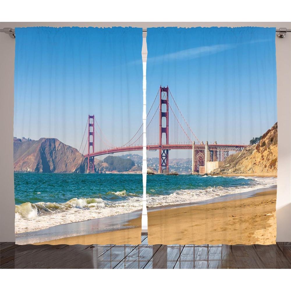 imageAmbesonne Grey and White Curtains Grunge Brick Wall Background Urban Architecture Building Modern City Life Graphic Living Room Bedroom Window Drapes 2 Panel Set 108quot X 108quot Shades of GreyBlue Turquoise