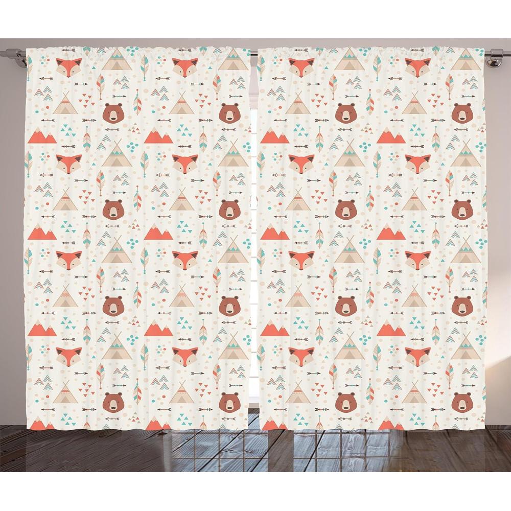 imageAmbesonne Grey and White Curtains Grunge Brick Wall Background Urban Architecture Building Modern City Life Graphic Living Room Bedroom Window Drapes 2 Panel Set 108quot X 108quot Shades of GreyWhite Salmon