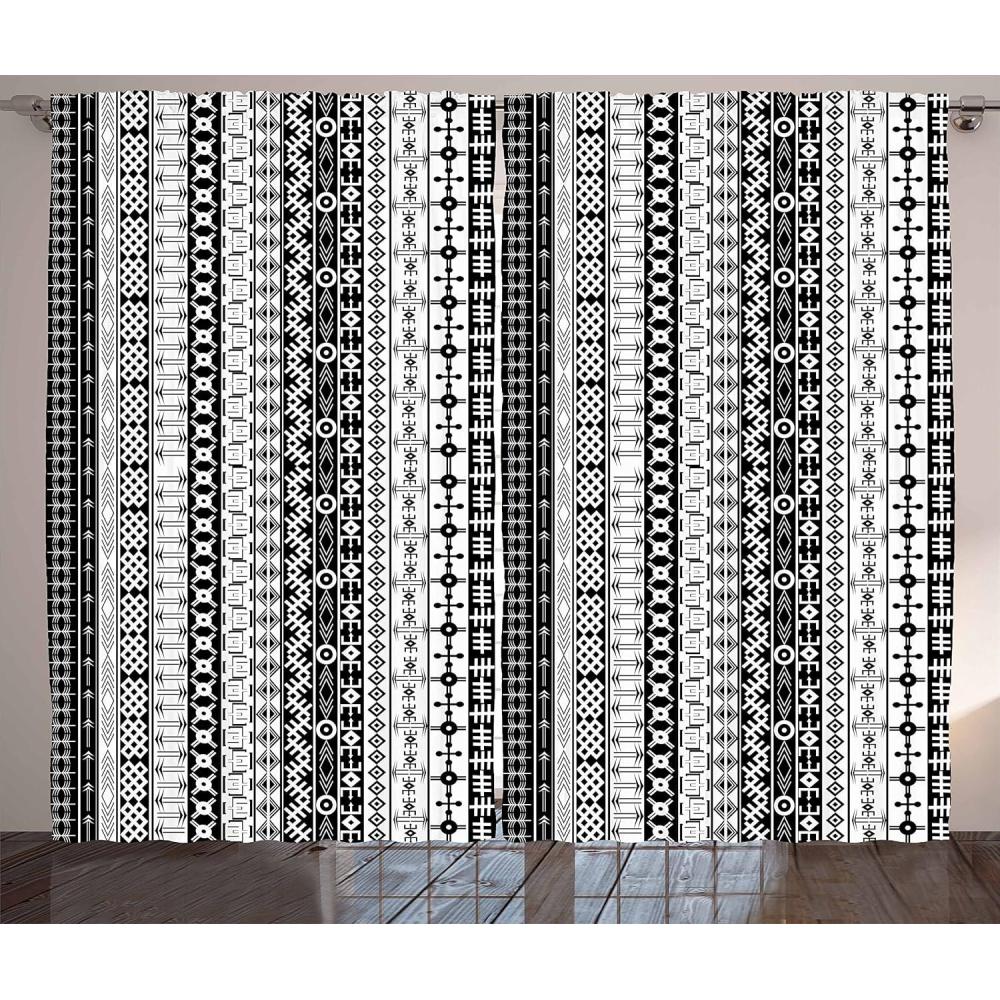 imageAmbesonne Grey and White Curtains Grunge Brick Wall Background Urban Architecture Building Modern City Life Graphic Living Room Bedroom Window Drapes 2 Panel Set 108quot X 108quot Shades of GreyWhite Charcoal