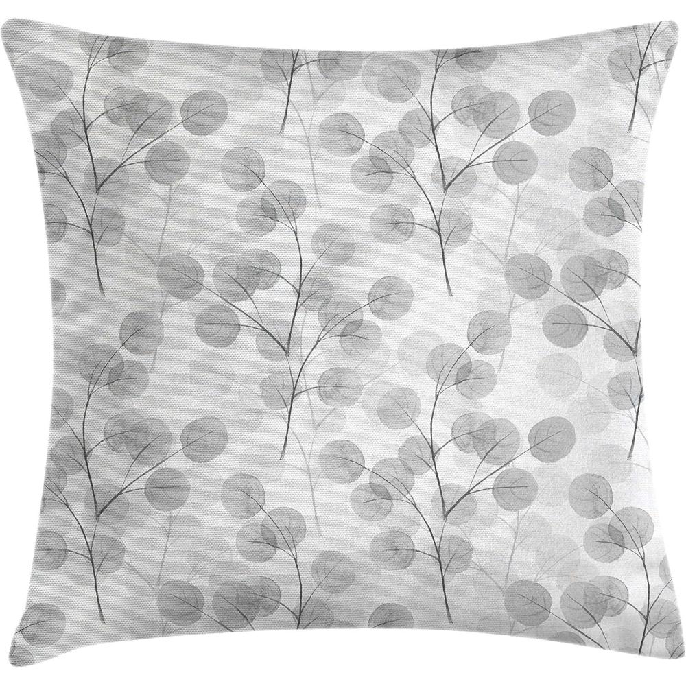 imageAmbesonne Safari Throw Pillow Cushion Cover Illustration of Wild Savannahs Animals Exotic Giraffe Lion Elephant Zebra Decorative Square Accent Pillow Case 16quot X 16quot BeigeGrey White