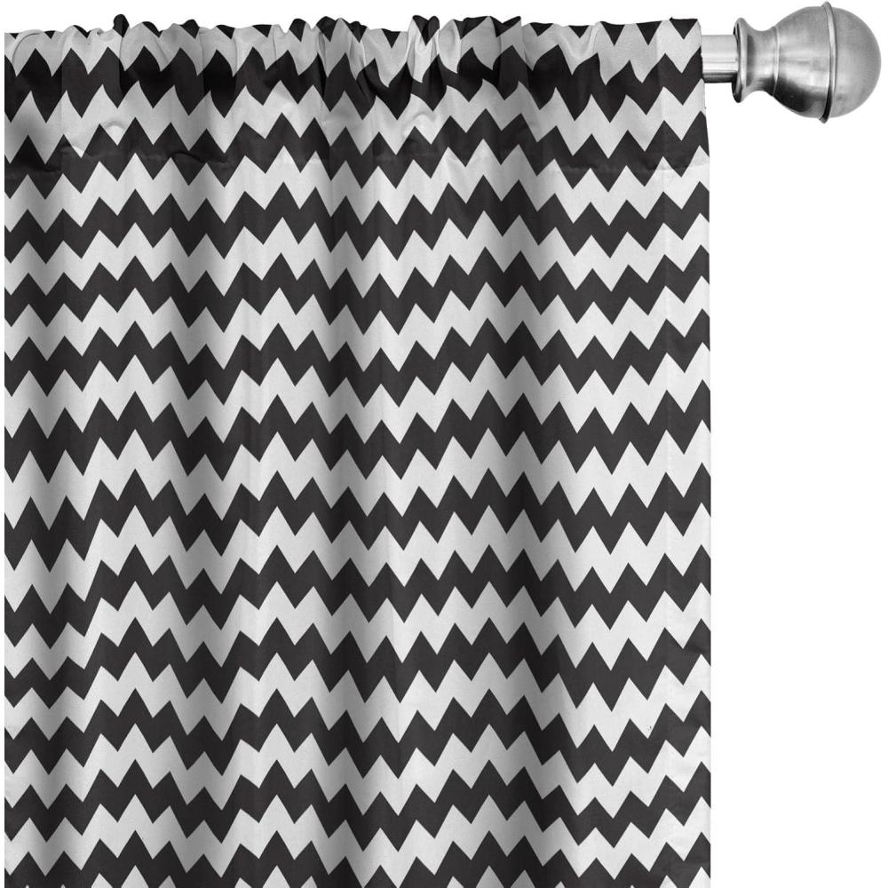 imageAmbesonne Sea Shells Curtains Vintage Inspired Monochrome Seashell Pattern Ocean Elements Wildlife Hand Drawn Window Treatments 2 Panel Set for Living Room Bedroom Pair of  28quot x 95quot Brown TanWhite Black