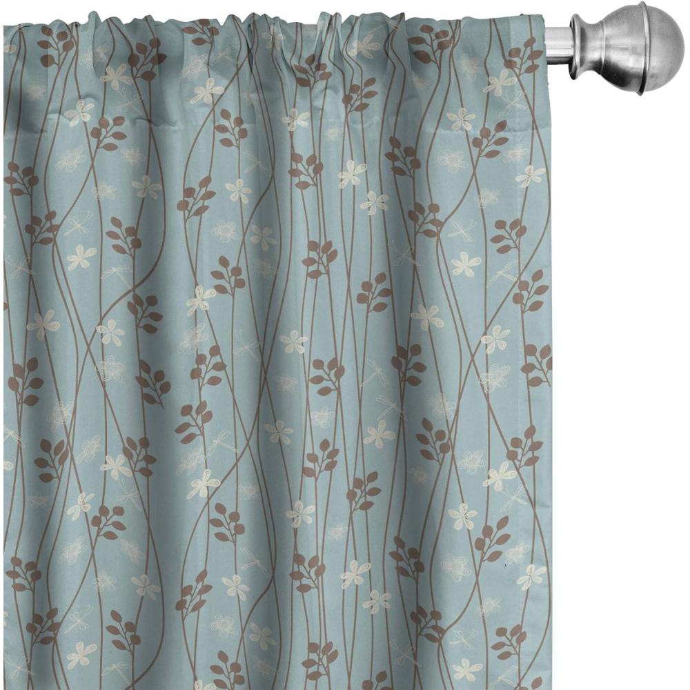 imageAmbesonne Sea Shells Curtains Vintage Inspired Monochrome Seashell Pattern Ocean Elements Wildlife Hand Drawn Window Treatments 2 Panel Set for Living Room Bedroom Pair of 28quot x 95quot Brown TanBlue Umber
