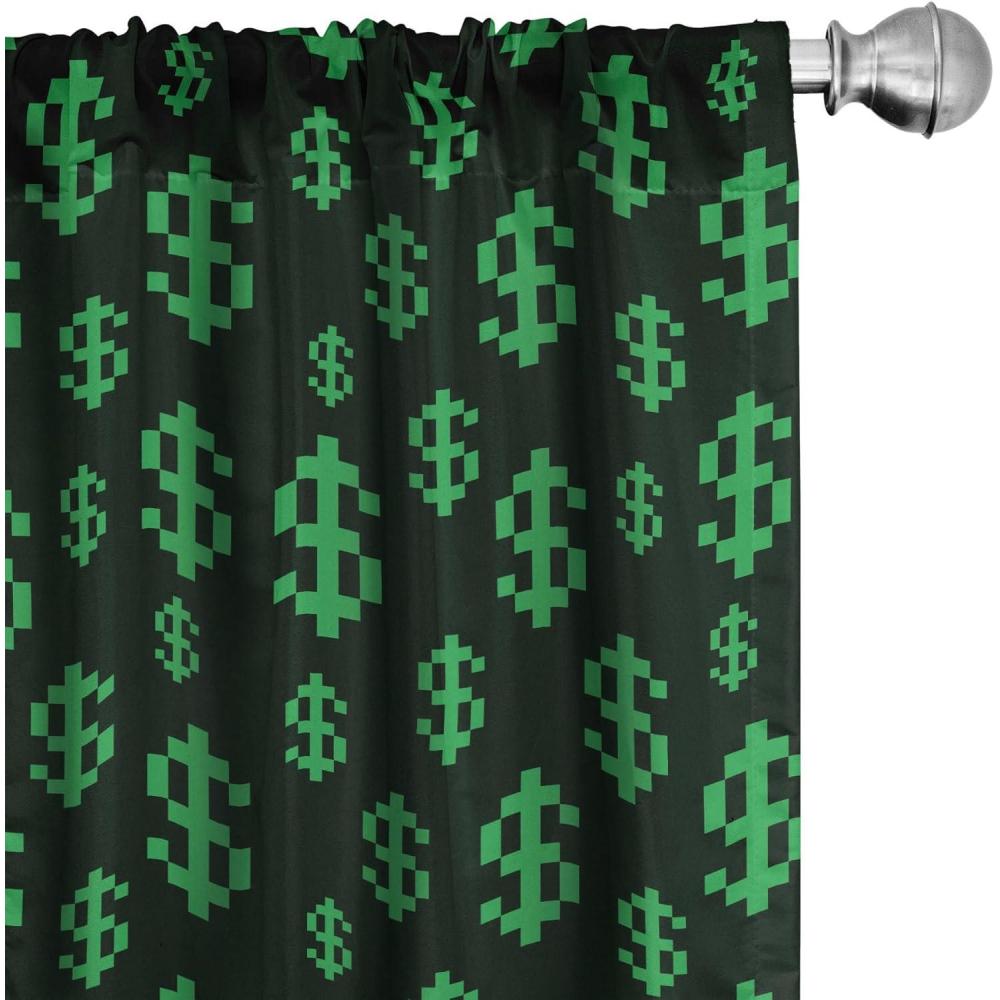 imageAmbesonne Southwestern Curtains Pastel Ethnic Stripes and Nature Flora and Botany Motives Print Window Treatments 2 Panel Set for Living Room Bedroom Pair of  28quot x 63quot Teal Eggshell and PaprikaHunter Green