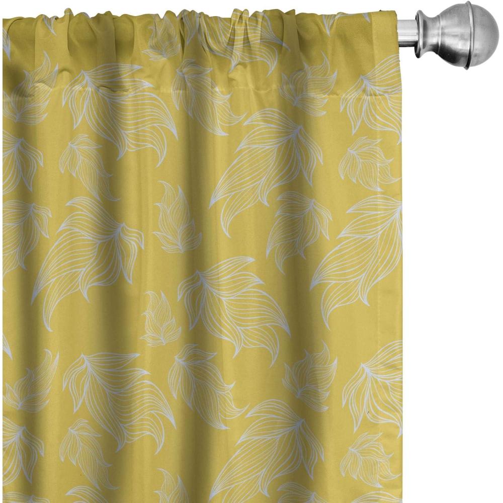 imageAmbesonne Southwestern Curtains Pastel Ethnic Stripes and Nature Flora and Botany Motives Print Window Treatments 2 Panel Set for Living Room Bedroom Pair of  28quot x 63quot Teal Eggshell and PaprikaYellow Ceil