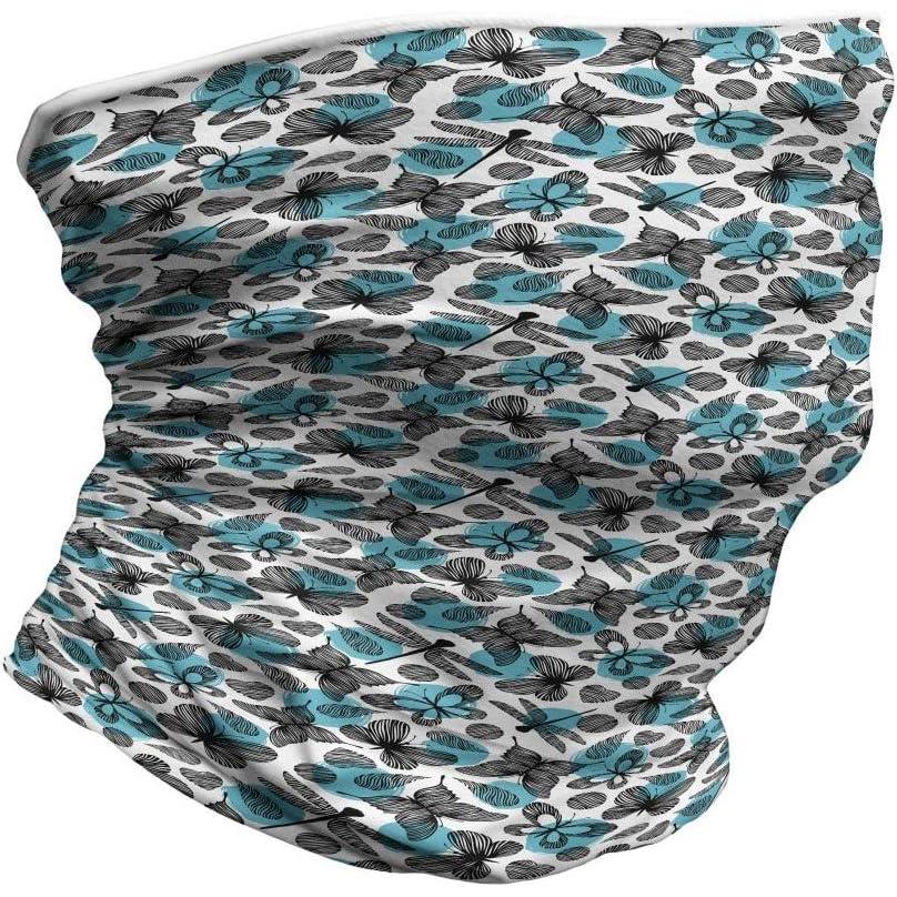 imageAmbesonne Unisex Multicolor Face and Neck WarmersAbstract Wildlife