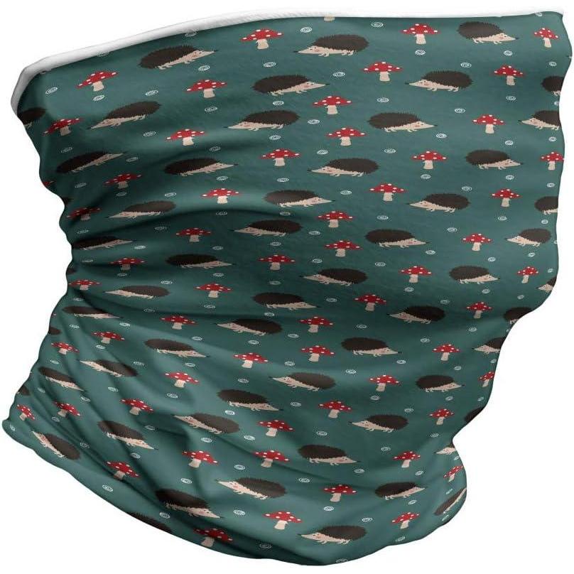 imageAmbesonne Unisex Multicolor Face and Neck WarmersForest Life Mushrooms