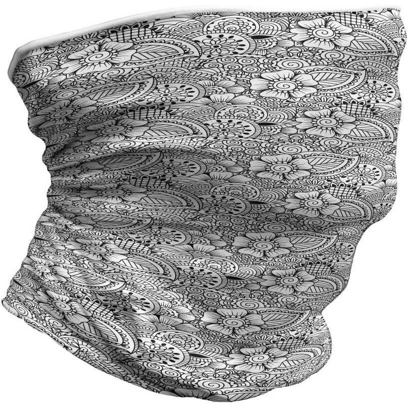 imageAmbesonne Unisex Multicolor Face and Neck WarmersMotifs Culture Art