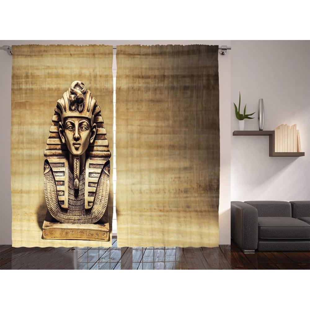 imageAmbesonne Waterfall Curtains Rocky Waterfall to Pond Running Off Scenic Nature Themed Picture Print Living Room Bedroom Window Drapes 2 Panel Set 108quot X 84quot BrownPale