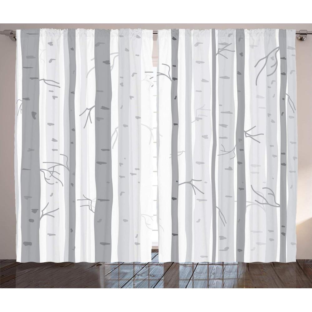 imageAmbesonne Waterfall Curtains Rocky Waterfall to Pond Running Off Scenic Nature Themed Picture Print Living Room Bedroom Window Drapes 2 Panel Set 108quot X 84quot BrownGrey Ceil