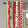 Ambesonne Abstract Grommet Curtain, Vertical Lines in Earthen Toned Color Stripes Various Shades Pattern, Decorative 2-Panel Window Drapes for Bedroom Living Room, 50″ x 84″, Pale Caramel Chocolate(Green Dark Coral White)