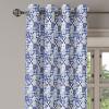 Ambesonne Abstract Grommet Curtain, Vertical Lines in Earthen Toned Color Stripes Various Shades Pattern, Decorative 2-Panel Window Drapes for Bedroom Living Room, 50″ x 84″, Pale Caramel Chocolate(Blue Navy Blue White)