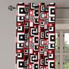 Ambesonne Abstract Grommet Curtain, Vertical Lines in Earthen Toned Color Stripes Various Shades Pattern, Decorative 2-Panel Window Drapes for Bedroom Living Room, 50″ x 84″, Pale Caramel Chocolate(Vermilion and Charcoal Grey)
