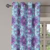 Ambesonne Abstract Grommet Curtain, Vertical Lines in Earthen Toned Color Stripes Various Shades Pattern, Decorative 2-Panel Window Drapes for Bedroom Living Room, 50″ x 84″, Pale Caramel Chocolate(Sky Blue Mauve)