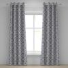 Ambesonne Abstract Grommet Curtain, Vertical Lines in Earthen Toned Color Stripes Various Shades Pattern, Decorative 2-Panel Window Drapes for Bedroom Living Room, 50″ x 84″, Pale Caramel Chocolate(Vermilion Indigo)