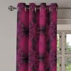 Ambesonne Abstract Grommet Curtain, Vertical Lines in Earthen Toned Color Stripes Various Shades Pattern, Decorative 2-Panel Window Drapes for Bedroom Living Room, 50″ x 84″, Pale Caramel Chocolate(Maroon Magenta)