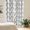 Ambesonne Birds and Nature Curtains, Delicate Spring Chill with Leafy Flowers with Wingy Animals, Window Treatments 2 Panel Set for Living Room Bedroom, Pair of – 28″ x 84″, Blush Laurel Green White(Dimgray)