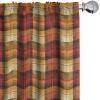 Ambesonne Birds and Nature Curtains, Delicate Spring Chill with Leafy Flowers with Wingy Animals, Window Treatments 2 Panel Set for Living Room Bedroom, Pair of – 28″ x 84″, Blush Laurel Green White(Paprika Orange Rust)