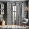 Ambesonne Birds and Nature Curtains, Delicate Spring Chill with Leafy Flowers with Wingy Animals, Window Treatments 2 Panel Set for Living Room Bedroom, Pair of – 28″ x 84″, Blush Laurel Green White(Charcoal)