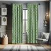 Ambesonne Birds and Nature Curtains, Delicate Spring Chill with Leafy Flowers with Wingy Animals, Window Treatments 2 Panel Set for Living Room Bedroom, Pair of – 28″ x 84″, Blush Laurel Green White(Fern Green White)