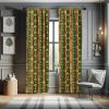 Ambesonne Birds and Nature Curtains, Delicate Spring Chill with Leafy Flowers with Wingy Animals, Window Treatments 2 Panel Set for Living Room Bedroom, Pair of – 28″ x 84″, Blush Laurel Green White(Green Red)